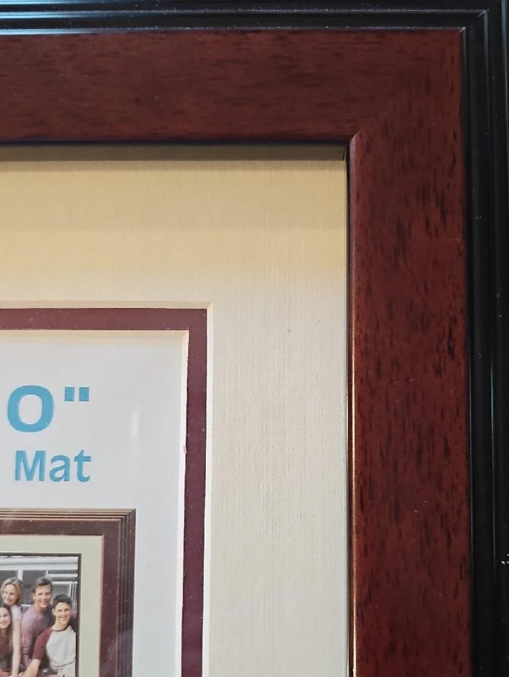 Source Unknown Brown and Black Double-Mat Picture Frame Set